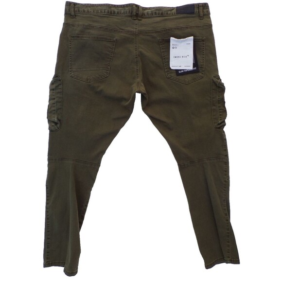 Smoke Rise JP21739 Slim Tapered Fit Cargo Utility Jeans 44x31.5"L  NWT! - Picture 4 of 5